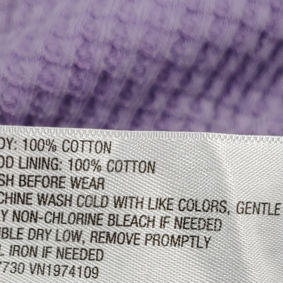 WILD FABLE WAFFLE KNIT 2 PIECE HOODED THERMAL WITH PANTS - Picture 4 of 16